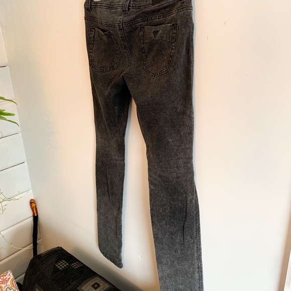 GUESS Charcoal Grey Stretch Jean Leggings - Picture 2 of 5